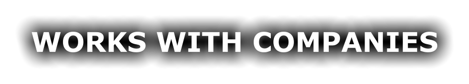 works with companies
